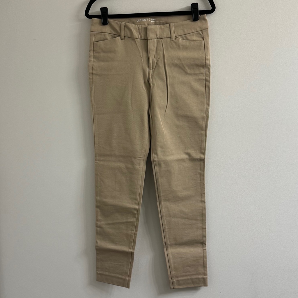 Tan Old Navy Pixie Pants